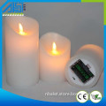 2015 Wholesale Flameless Real Wax Candle Wax Set